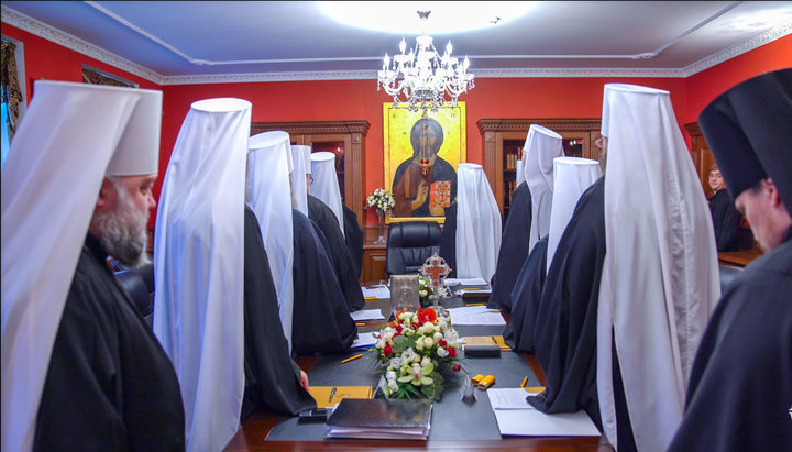 Session of the Holy Synod of UOC. Photo: Information and Education Department of UOC