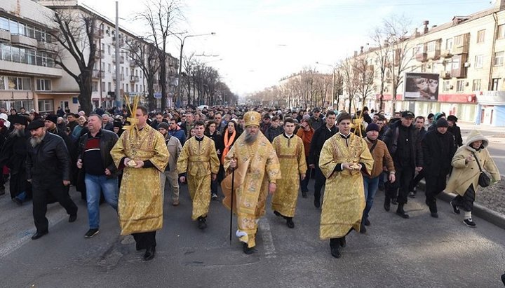 Крестный ход в Запорожье. Фото: Запорожская епархия