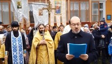 Πιστοί Ιβάνο-Φρανκίβσκ καλούν τον Πρόεδρο να μην τους παίρνει τον ναό