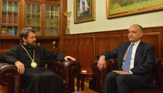 Митрополит Иларион встретился с министром информации Иордании