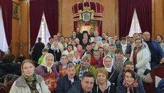 Jerusalem Patriarch meets with believers of the Zhytomyr Eparchy
