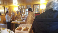 У новому храмі УПЦ в Топилище пройшла сповідь духовенства благочиння