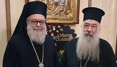Patriarch Theophilos invites head of Antiochian Church to Council in Jordan