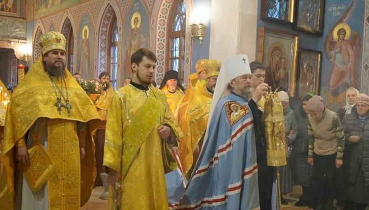 Престольный праздник возглавил митрополит Симферопольский Лазарь. Фото: crimea-eparhia.ru