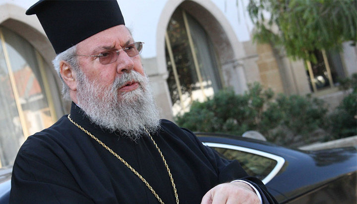 Архиепископ Новой Юстинианы и всего Кипра Хризостом II. Фото: romfea.gr