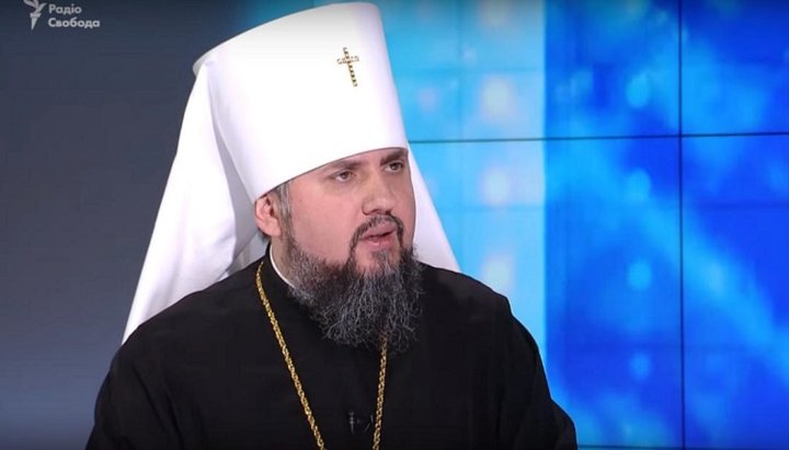 Head of the OCU Epiphany Dumenko. Photo: screen video