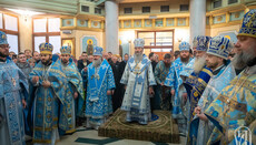 Митрополит Онуфрий совершил литургию в день Собора Пресвятой Богородицы