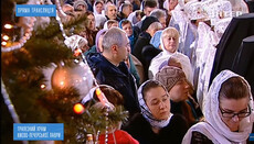 Трансляцию Рождественских богослужений на «Интере» посмотрело 10 миллионов