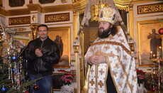Александр Усик посетил святыни Ровенской епархии и встретился с верующими