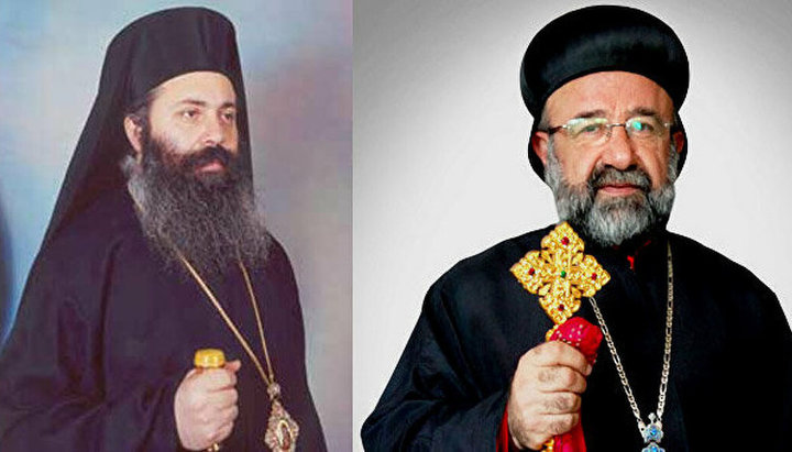 Metropolitans Paul Yaziji and Gregory John Ibrahim. Photo: RIA Novosti