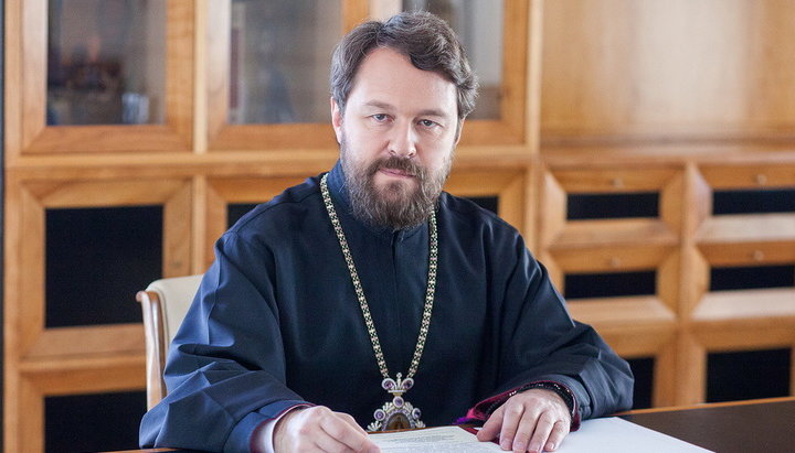 Επικεφαλής του Συνοδικού Τμήματος Εξωτερικών Εκκλησιαστικών Σχέσεων Μητροπολίτης Βολοκολάμσκ Ιλαρίωνας. Φωτογραφία: doctorantura.ru