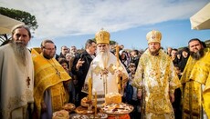 Episcopul Victor a slujit cu Mitropolitul BOS în Muntenegru