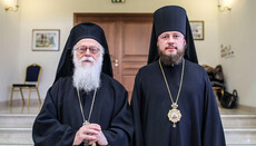 Ιεράρχης της UOC συναντήθηκε με τον Προκαθήμενο Αλβανικής Εκκλησίας