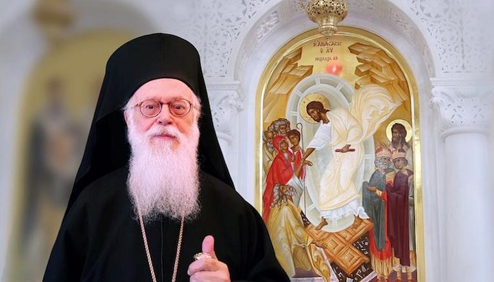 Arhiepiscopul Anastasios (Iannulatos). Foto: orthodoxalbania