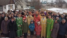 Овручский архиерей навестил верующих села Рыжаны, где священник ушел в ПЦУ