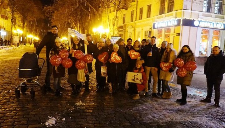 Православна молодь Полтави. Фото: прес-служба Полтавської єпархії УПЦ