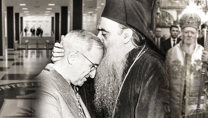 Patriarhul Athenagoras (Spiru) nu și-a ascuns nicicând atitudinea sa loială față de Statele Unite. Imagine: UJO