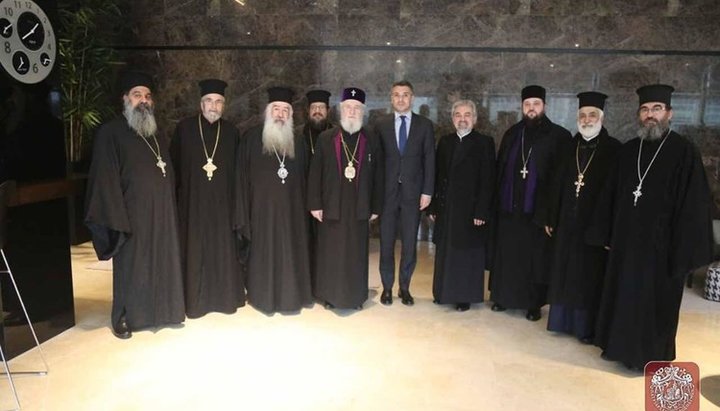 Ο εκπρόσωπος της Ρουμανικής Ορθόδοξης Εκκλησίας έφτασε στην Ιορδανία. Φωτογραφία: orthodoxjordan.org