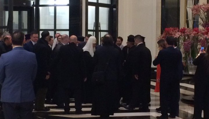 Патріарх Кирил прибув в Амман. Фото: Телеграм-канал «Церковь сегодня»
