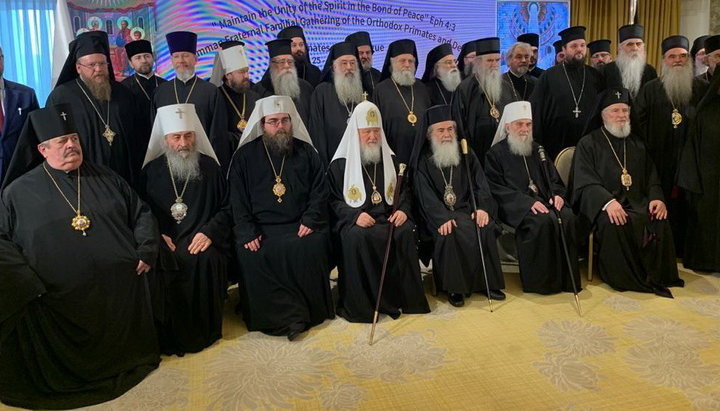 A photo of all the participants in the Synaxis of Primates in Amman has been published. Photo: t.me/bishopvictor