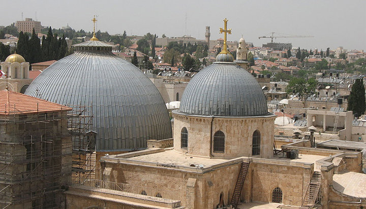 Temple of the Holy Sepulcher in Jerusalem. Photo: tonkosti.ru