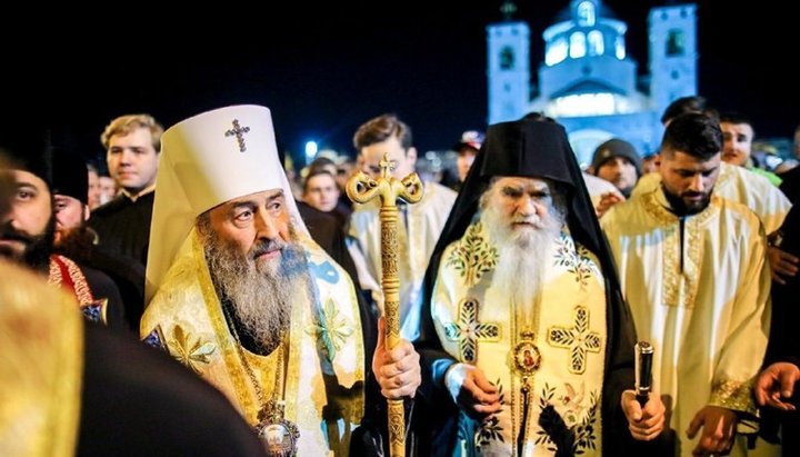 Preafericitul Mitropolit al Kievului și al întregii Ucraine Onufrie. Imagine: t.me/bishopvictor