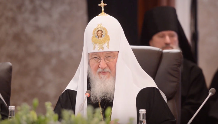 Primate of the Russian Orthodox Church, Patriarch Kirill. Photo: YouTube