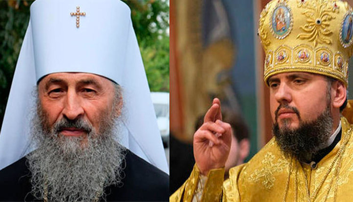 Metropolitan Onuphry of Kiev and All Ukraine and Epiphany Dumenko. Photo: spzh