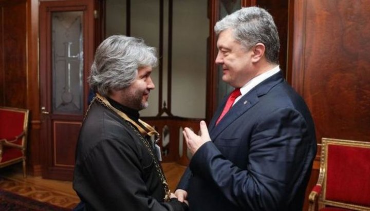 Alexander Dediukhin is committed to Petro Poroshenko. Photo: MediaRepost