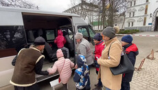 В Одесской епархии помогли вернуться домой пациентам детского санатория