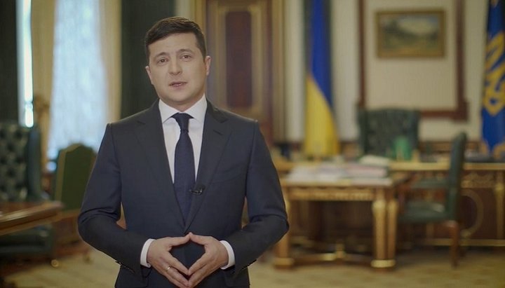 Președintele Ucrainei Vladimir Zelenski. Imagine: screen-shot din mesajul video, canalul YouTube Ze! Life