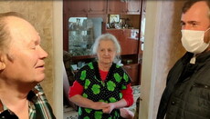 Kirovograd Eparchy helps senior people under quarantine