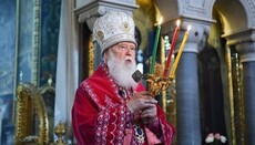 Филарет просит включить в ТВ-трансляции службу из Владимирского собора