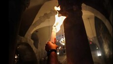 Holy Fire descends in the Jerusalem Temple of the Resurrection of Christ