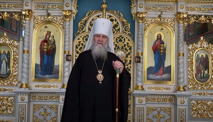 Metropolitan Theodore of Mukachevo and Uzhgorod. Photo: screenshot of the video from the YouTube channel of the Mukachevo Eparchy of the UOC