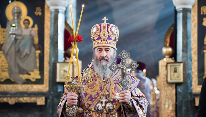 Preafericitul Mitropolit Onufrie al Kievului și al întregii Ucraine. Imagine: pravoslavye.org.ua