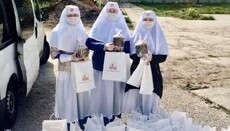 Марфо-Мариинская обитель передала пасхальные подарки многодетным семьям
