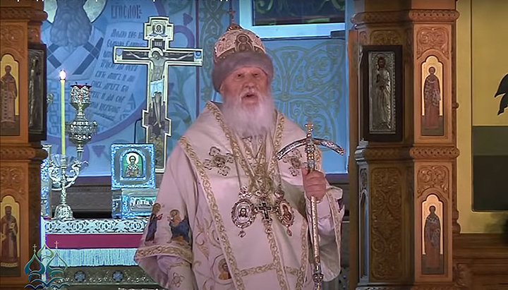 Митрополит Одеський і Ізмаїльський Агафангел (Саввін). Фото: скріншот відео на YouTube-каналі Одеської єпархії