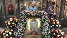 В Киеве почтили икону, перед которой было чудо явления Богородицы