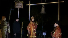 Ієрарх УПЦ звершив нічну літургію в храмі Чорнобильської зони відчуження