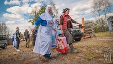 Марфо-Мариинская обитель передала помощь погорельцам в Житомирской области