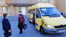 В Острозі поліція оштрафувала благодійний автобус УПЦ для медиків