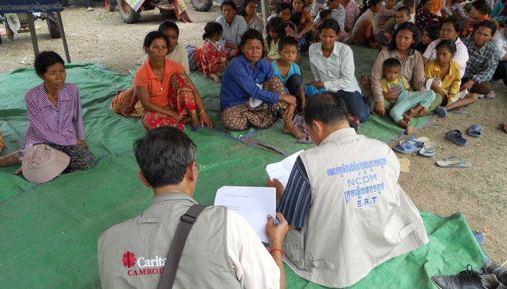 Представники Caritas в Камбоджі. Фото: caritas.org