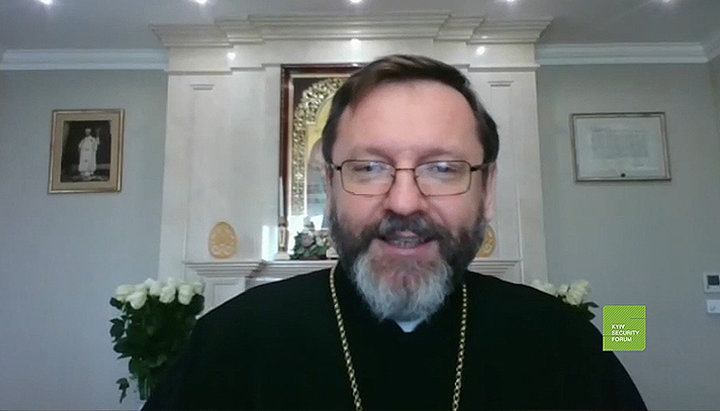 Глава УГКЦ Святослав Шевчук. Фото: скріншот відео на YouTube-каналі Open Ukraine