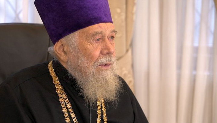 The oldest cleric in Kyiv, Archpriest Vsevolod Rybchinsky. Photo: vicariate.church.ua