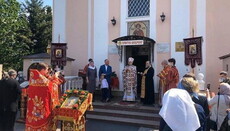 Президент Молдовы посетил первое после карантина богослужение в Кишиневе