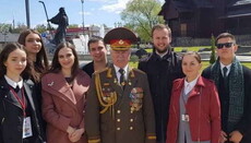 Православна молодь України і Білорусі провела акцію «СпасиБог за Перемогу»