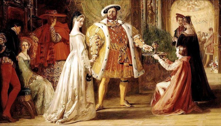 Перша зустріч Анни Болейн і короля Генріха VIII. Фото:fineartamerica.com