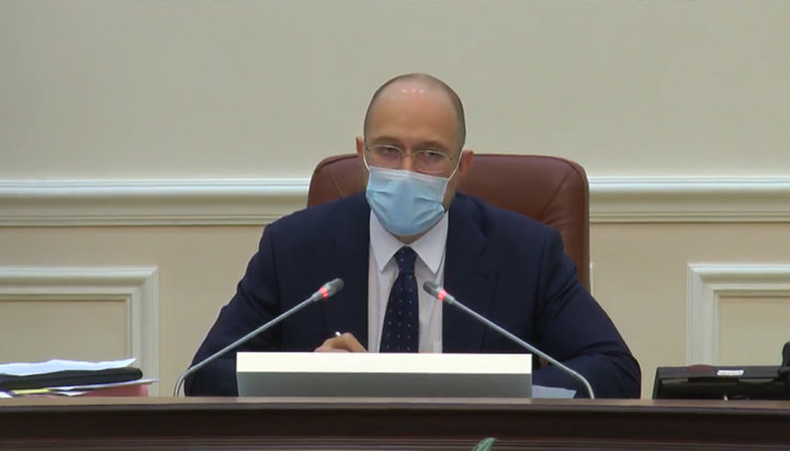 Prime Minister of Ukraine Denis Shmygal. Photo: Screenshot of a video on the government’s YouTube channel