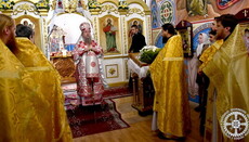 В Волынской духовной семинарии молитвенно отметили престольный праздник